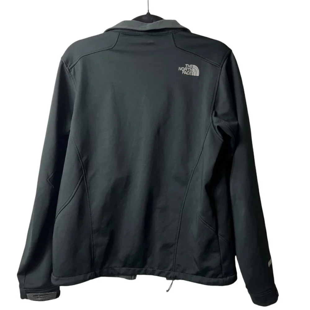 The north face windstopper black zip up jacket men's size medium‎